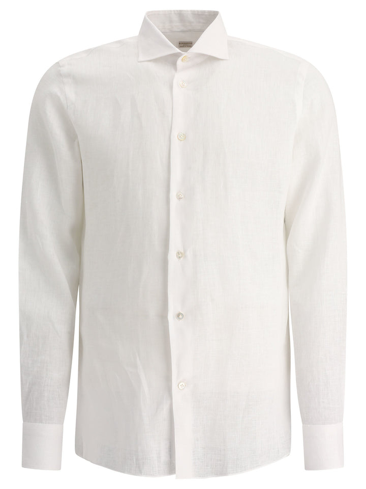 Classic Linen Shirt Shirts White