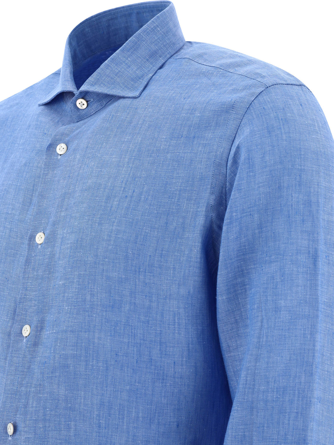 Classic Linen Shirt Shirts Light Blue