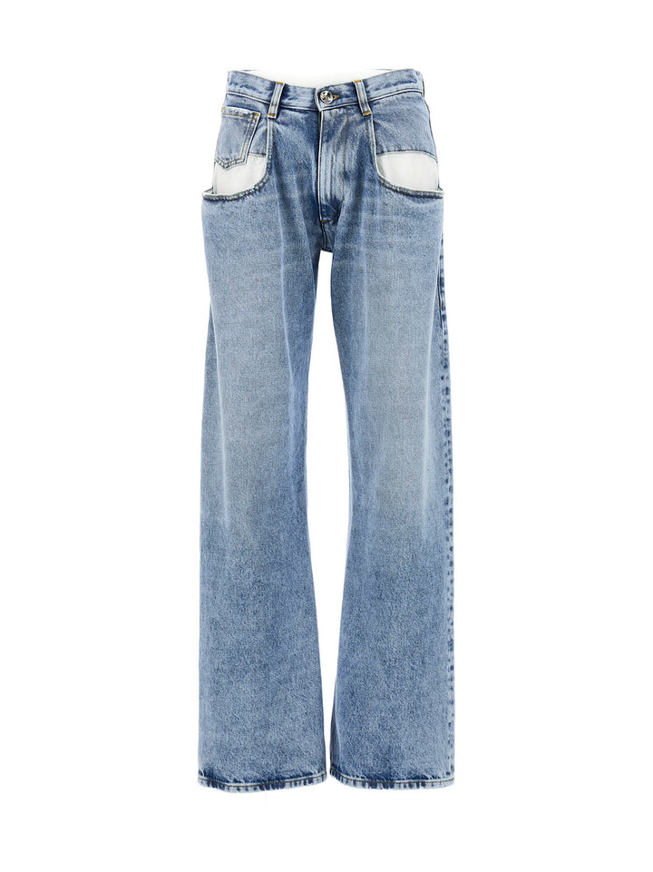 Tagli Laterali Jeans Light Blue