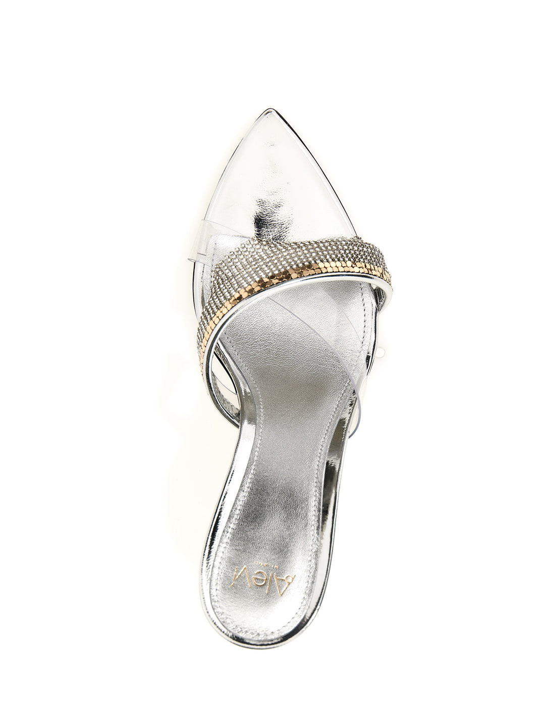 AlevÌ Elastic Sandals - Silver | df9121b282c38477ccd544df9ae9f49197a9945e