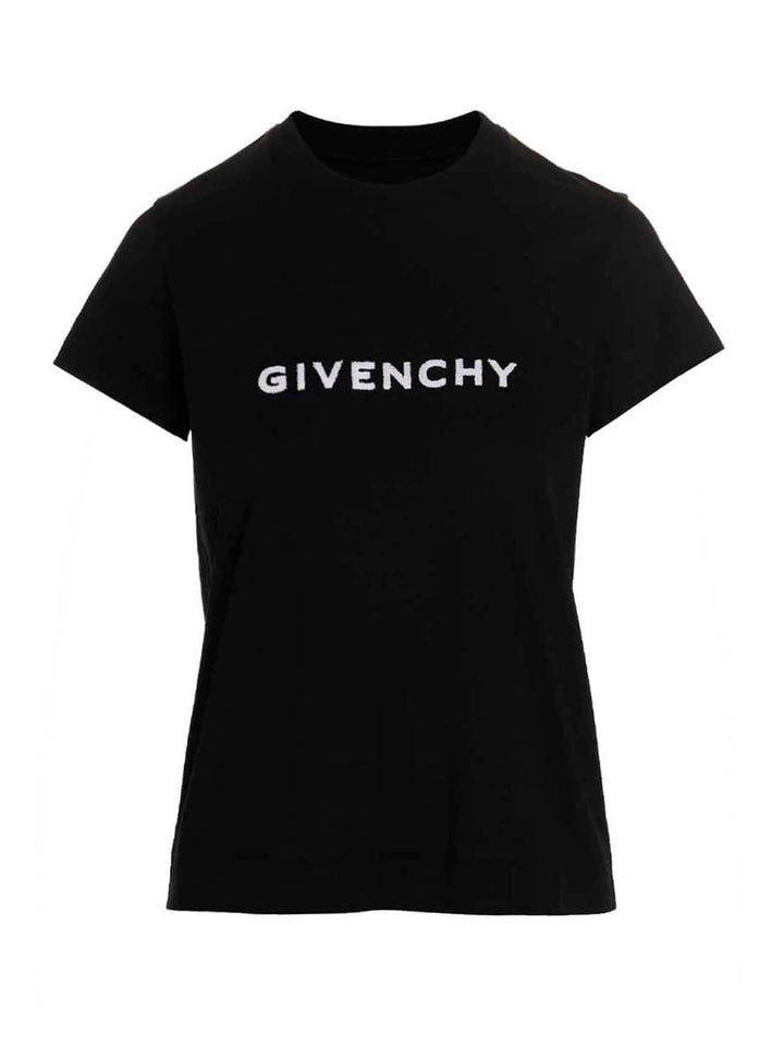 Velvet Logo T-Shirt White/Black