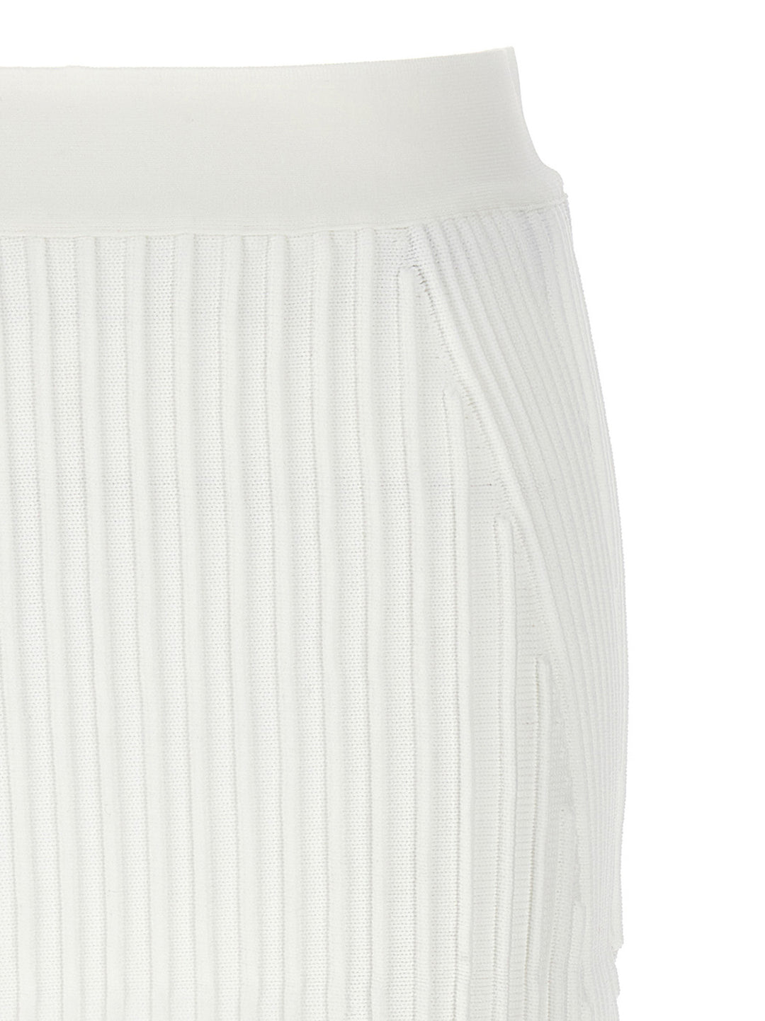 Herve Leger Ottoman Low Rise Mini Skirts - White | 12502145f91de5d493625742a82f6314103224b5
