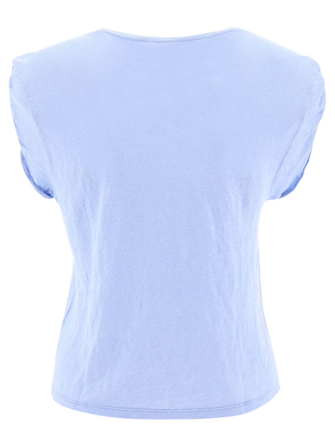 Rolled Muscle T-Shirts Light Blue