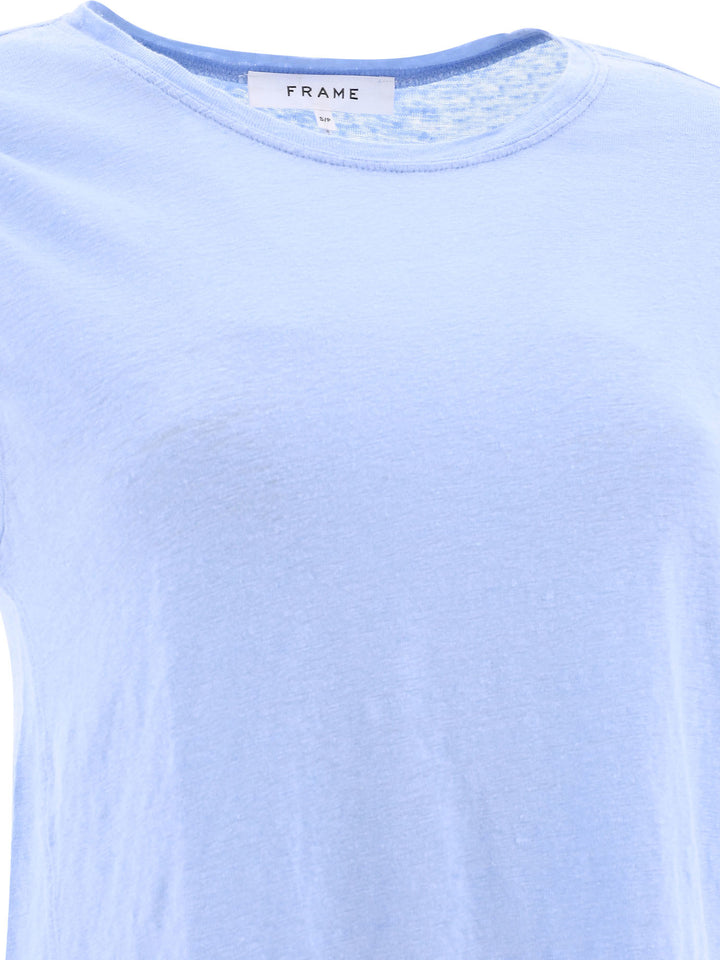 Rolled Muscle T-Shirts Light Blue