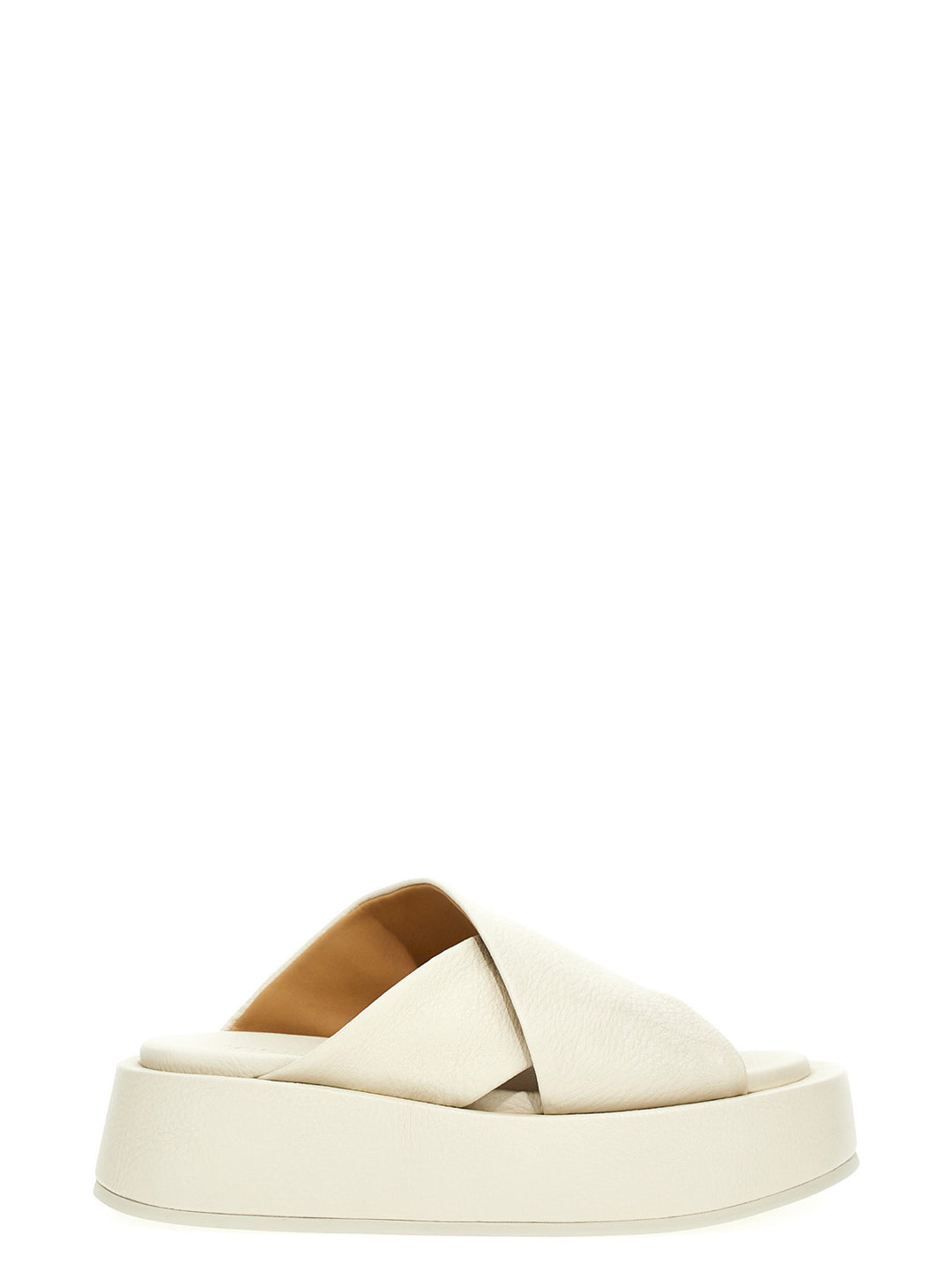 MarsèLl Flat Sandals - White | ae5fcae063854d32af8b3747b41e3c17559fad16