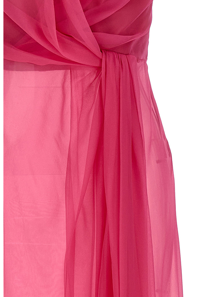Alberta Ferretti Chiffon Top Tops - Fuchsia | c2938960d87cb9cfd1038228ee5f627617e76d07