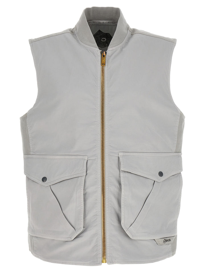 Objects Iv Life Canvas Vest Gilet - Gray | 373662364d8c30b974f3c68efb6995bee53b0532