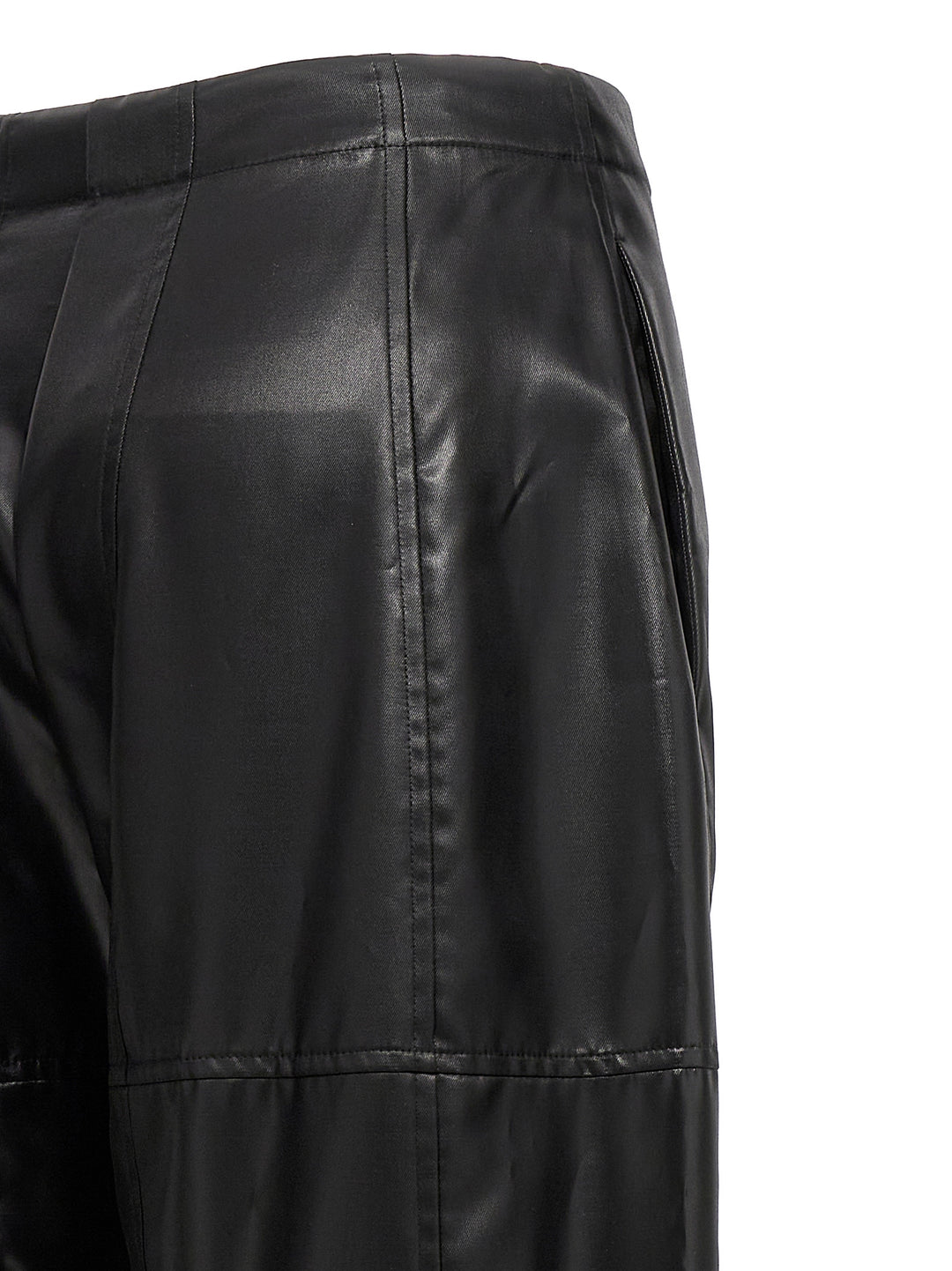 Jil Sander Coated Pants - Black | c754d85f200d712ed9d88ebf217763f4a636cdfa