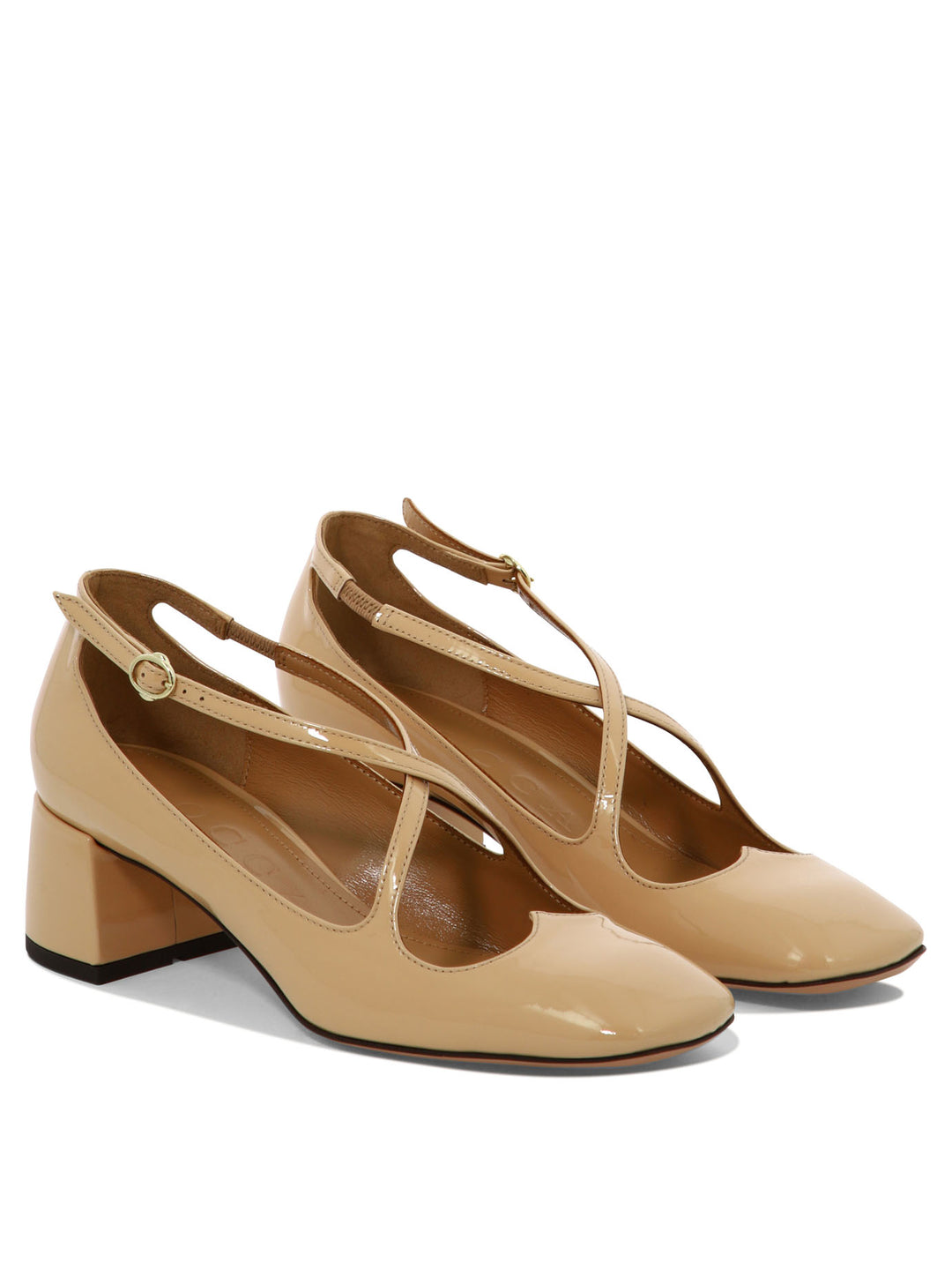 Two For Love Heeled Shoes Beige