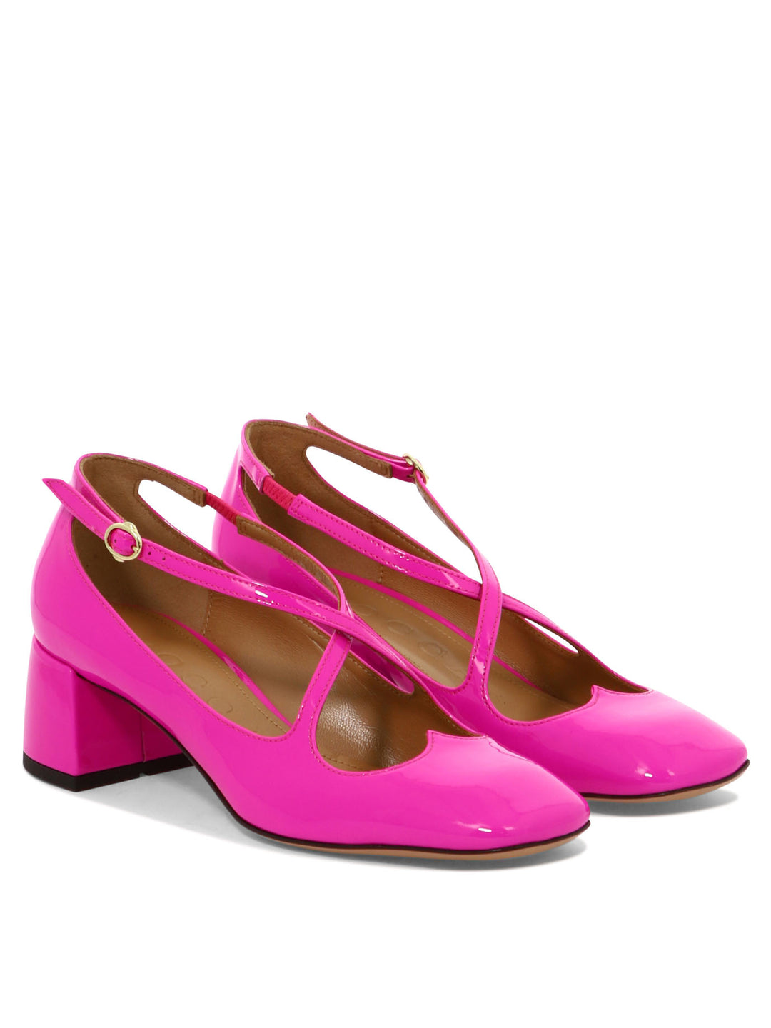 Two For Love Heeled Shoes Fuchsia