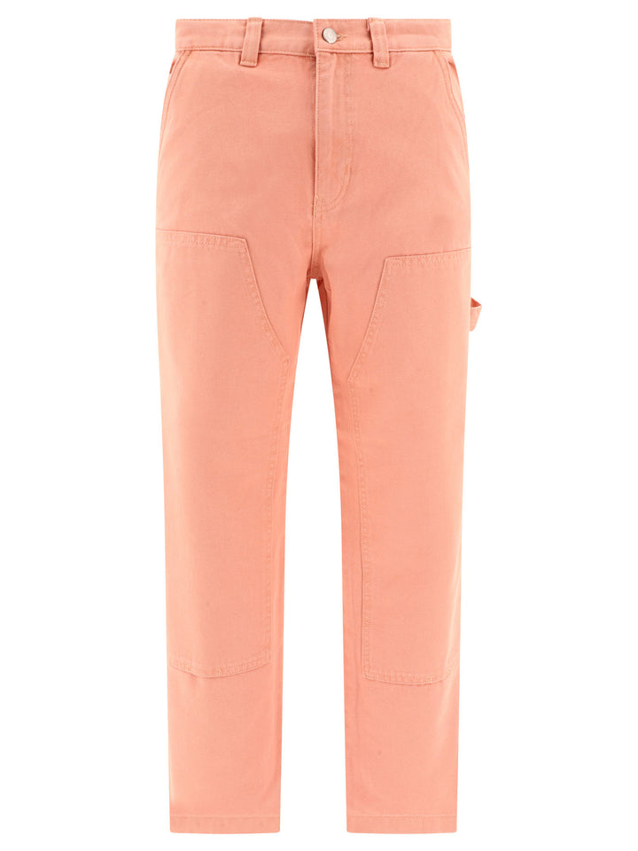 Canvas Work Trousers Pink