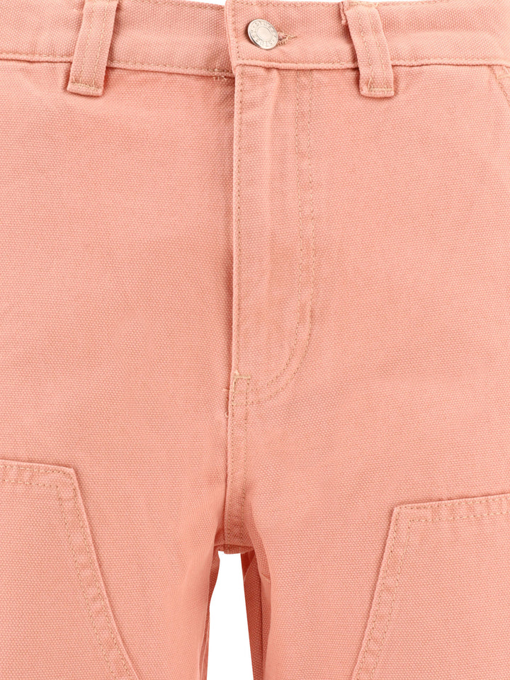 Canvas Work Trousers Pink