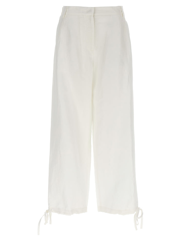 Msgm Carrot Pants - White | a802e406621cdd3da16795d77a80ca18e26beaf7