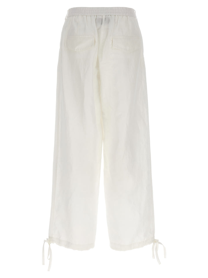 Msgm Carrot Pants - White | 7ac0a52ac82d28300af2b191686a10ede397b357