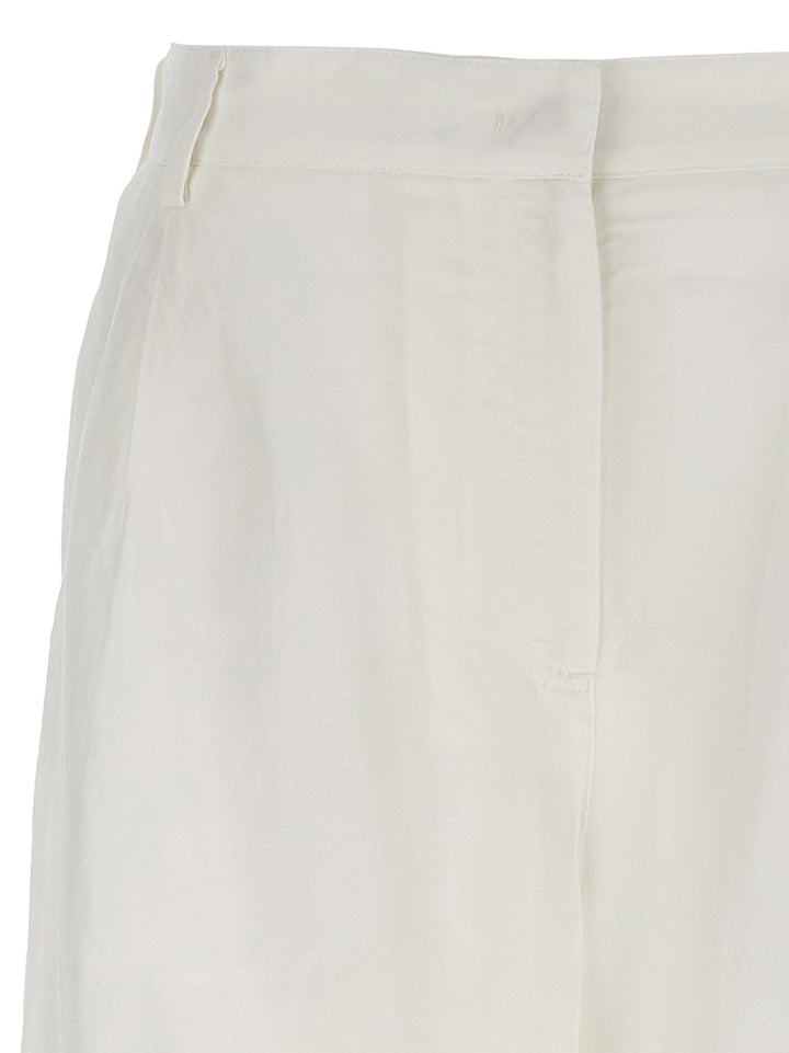 Msgm Carrot Pants - White | 1a9b0123d6a517b4b0ef2c0edf10e7c6700319db