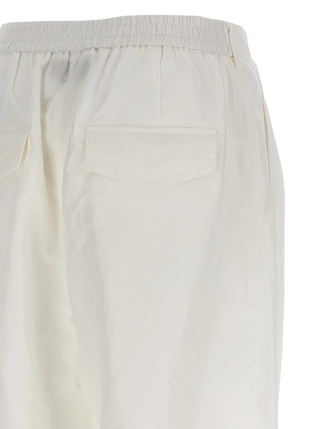 Msgm Carrot Pants - White | 03d18f169c9b98382a8b2c27773688fcdb0d494f
