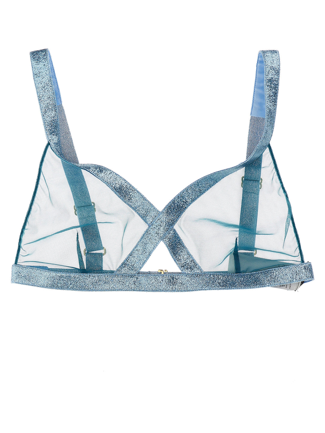 Tom Ford Iridescent Sable Tulle Top Underwear and Body - Light Blue | fa682528de0753b1c93a27fde04d55a1449a7090