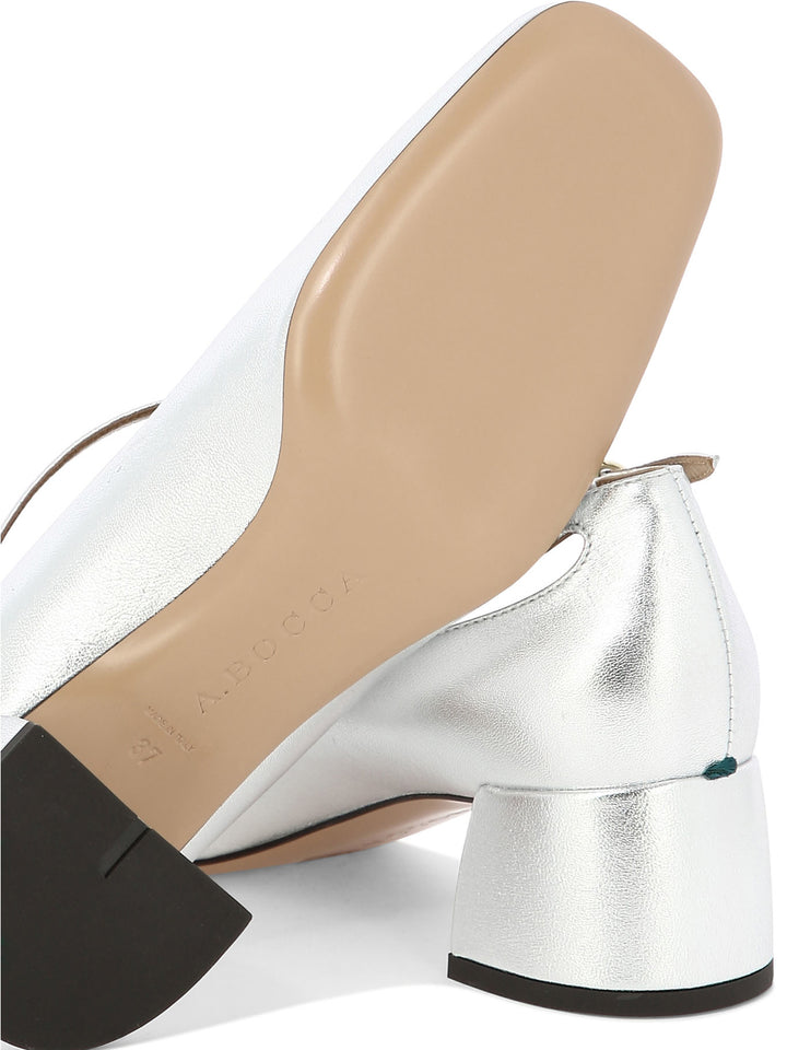 Two For Love Heeled Shoes Silver