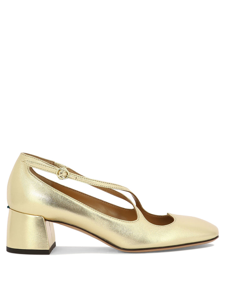 Two For Love Heeled Shoes Gold