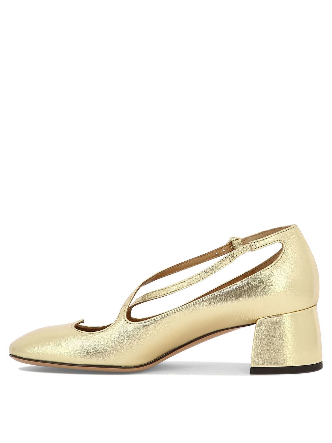 Two For Love Heeled Shoes Gold