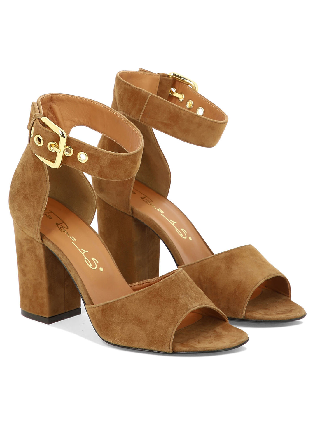 Fibbiona Sandals Brown