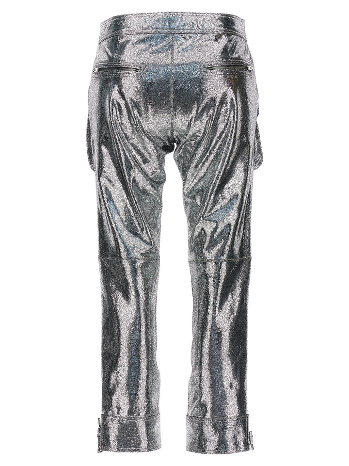 Isabel Marant Ciane' Pants - Silver | b389eea5f0da55ccd313b91927a69a3d2d5a19e8