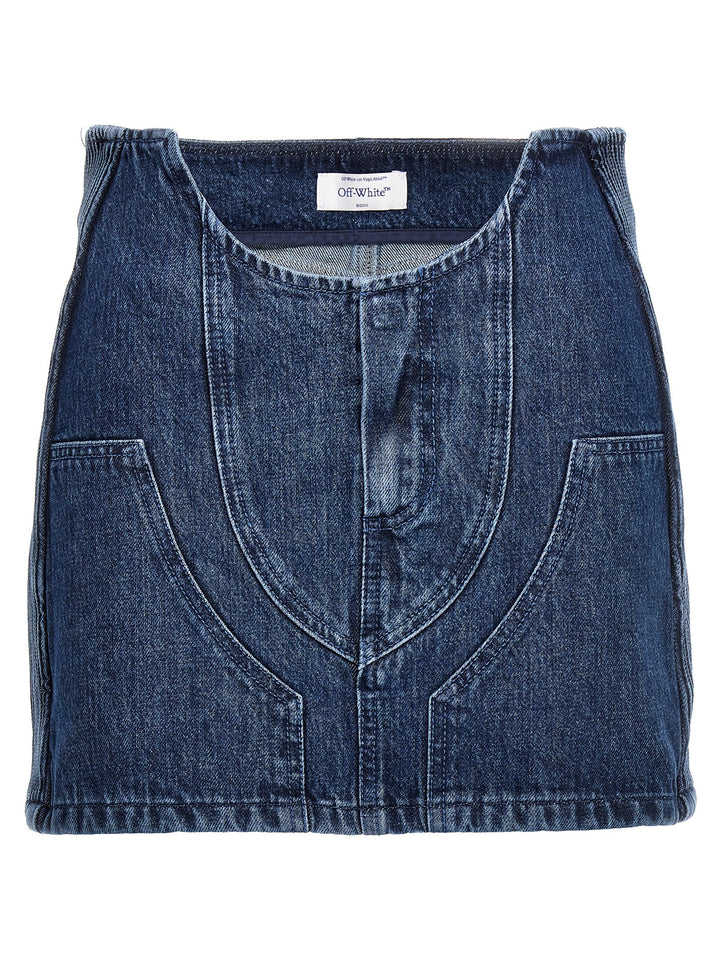 Off-White Motorcycle Skirts - Blue | 9a5e09d5103ba1c30af4373f16eff1ddf83a38de