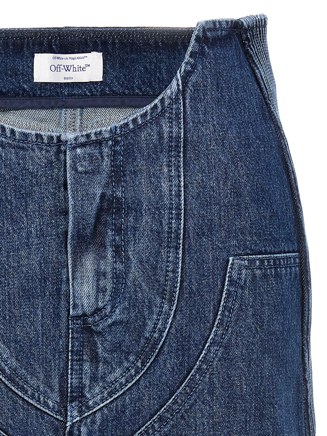 Off-White Motorcycle Skirts - Blue | e4276efaef79a65fe80c54d4459f11b8d64a4729