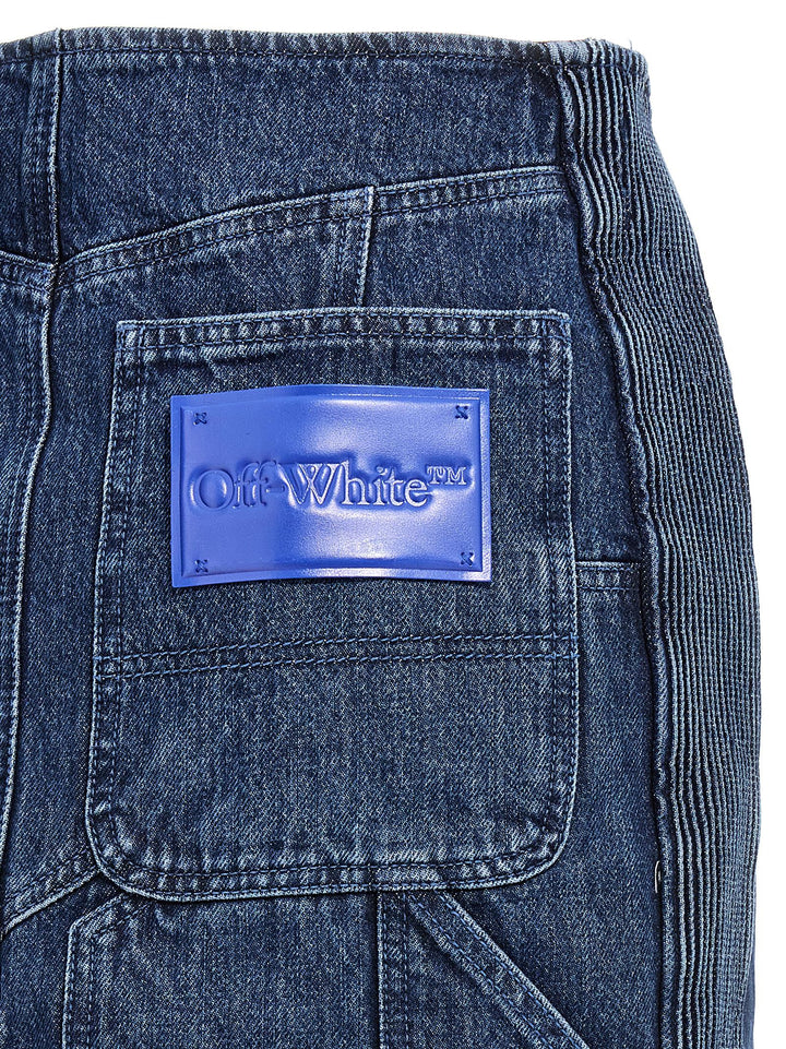 Off-White Motorcycle Skirts - Blue | f9ae0ba33129d6c4c16442b29de4f0f6337a18cc