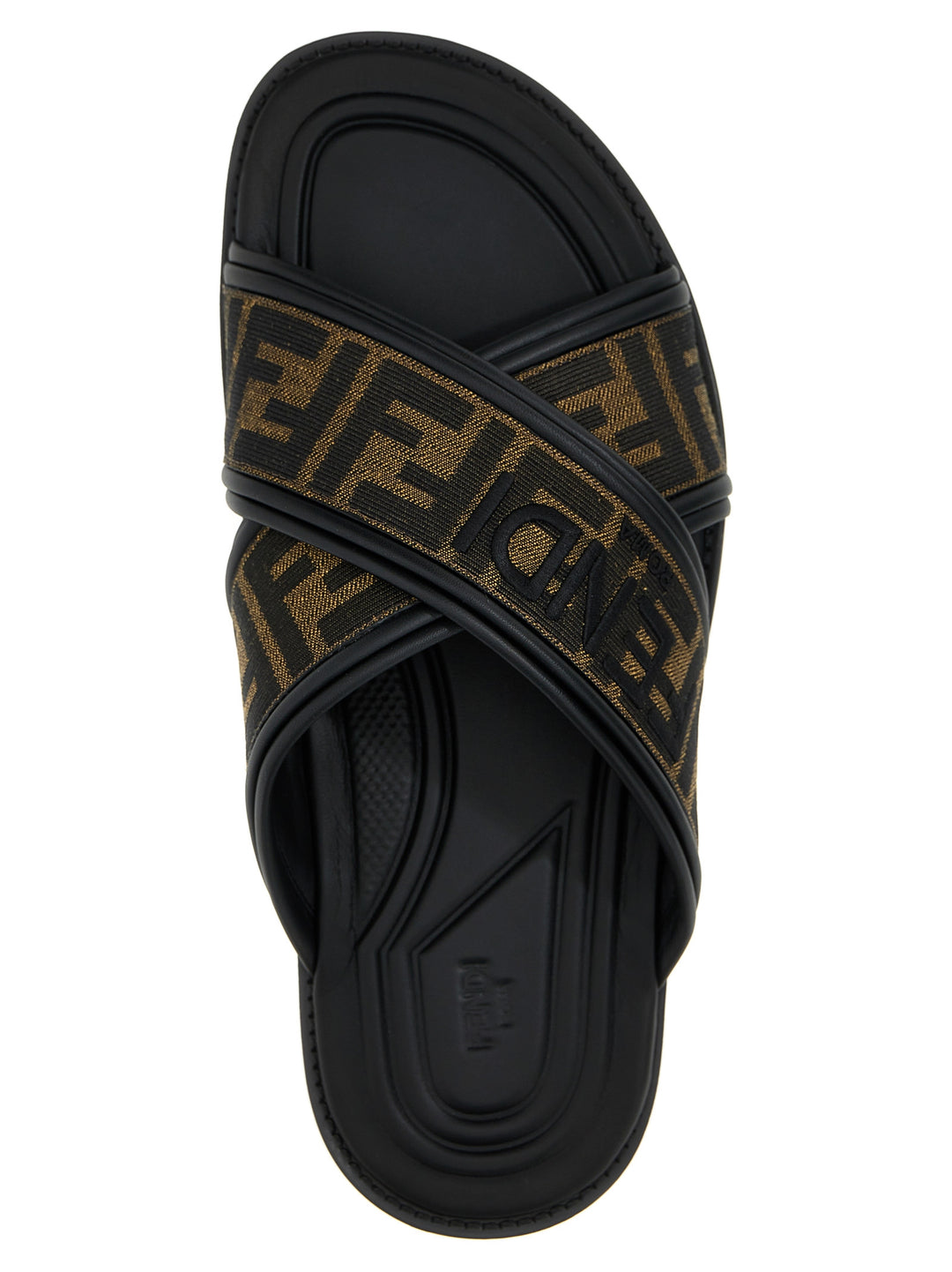 Logo Slides Sandals Black