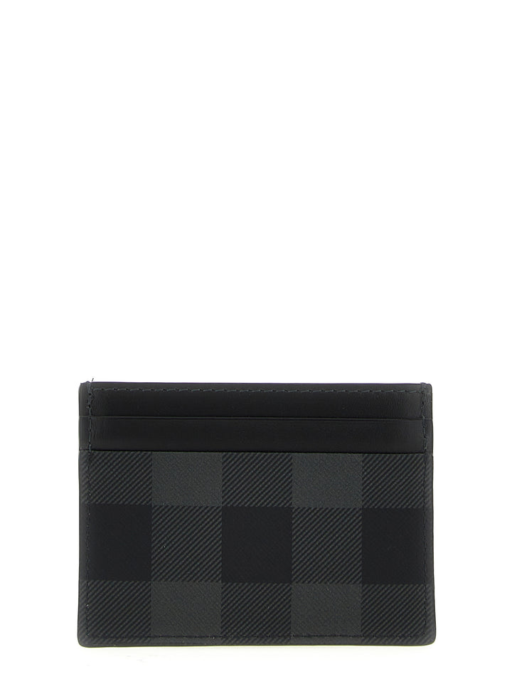 Checkered Cardholder Wallets, Card Holders Black