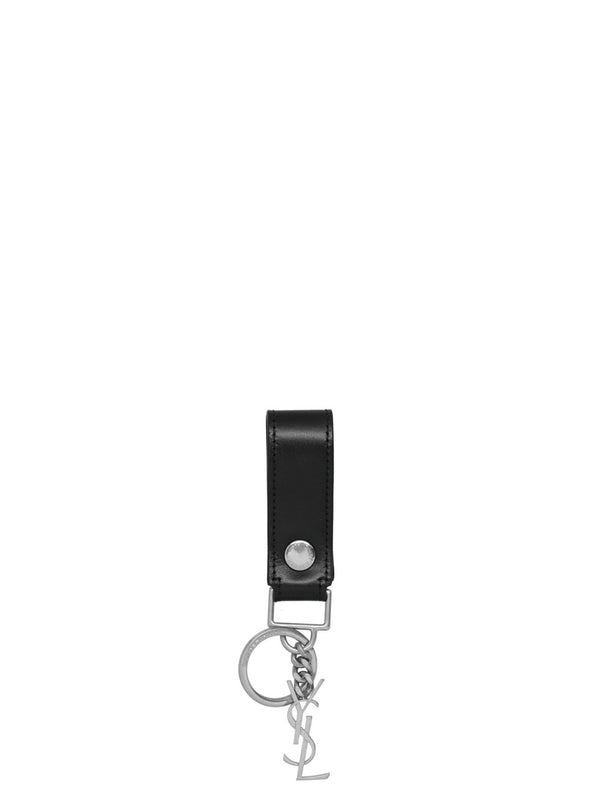 Monogram Keyring Black