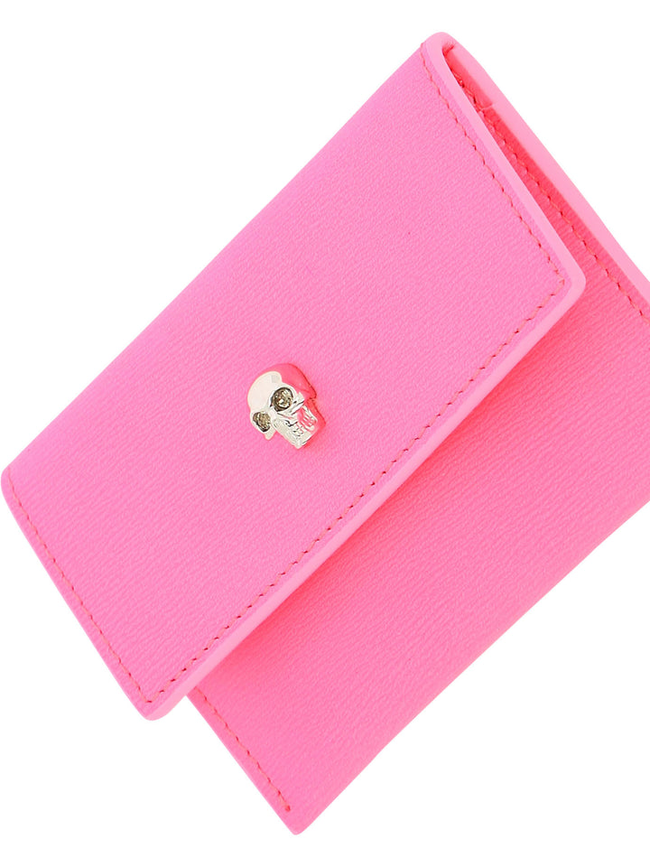 Skull Wallets & Card Holders Pink