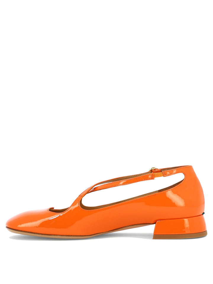 Two For Love Heeled Shoes Orange