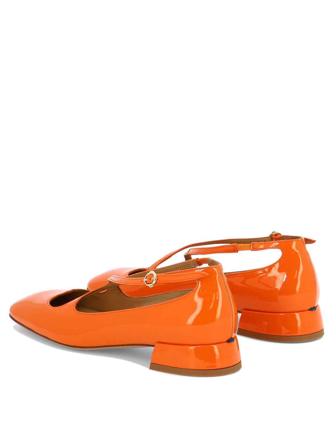 Two For Love Heeled Shoes Orange