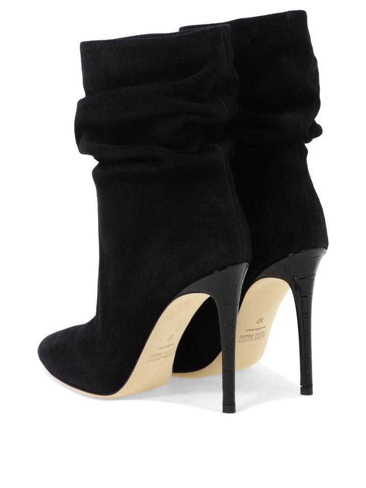 Slouchy Ankle Boots Black