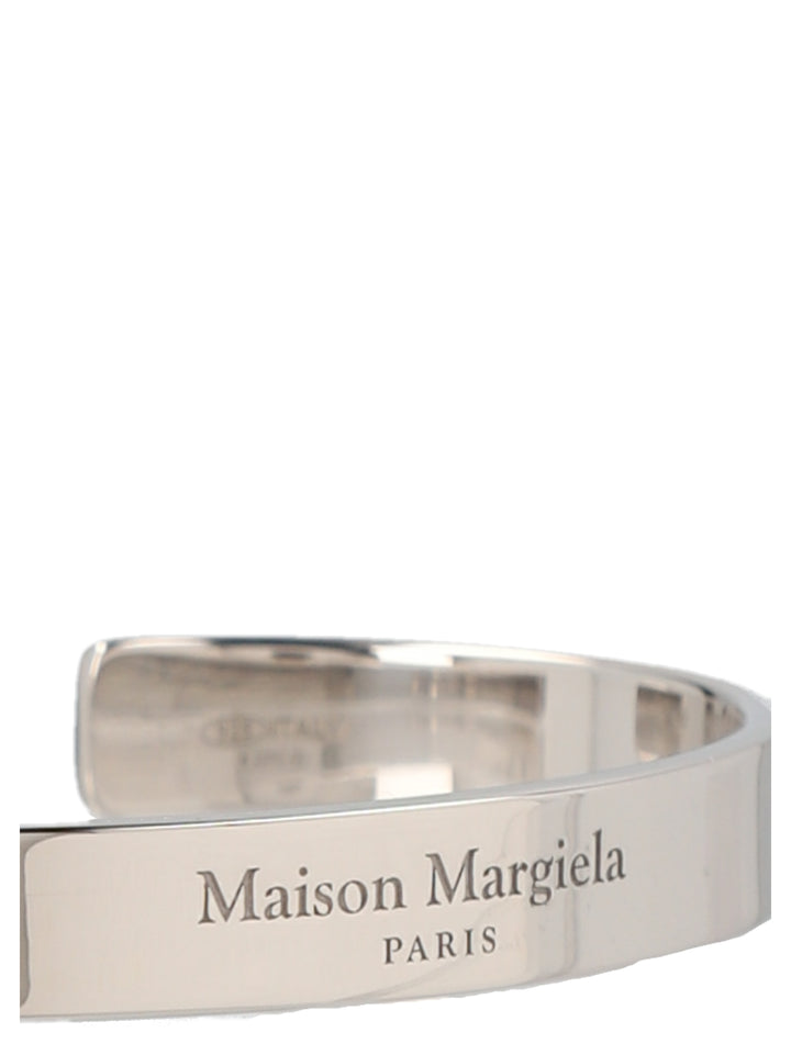 Maison Margiela Logo Bracelet Jewelry - Silver | 3bde478ee245307d4412ea531e219ab8b3608c78