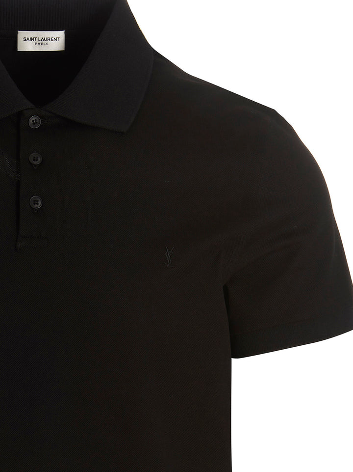 Ricamo Logo Polo Black