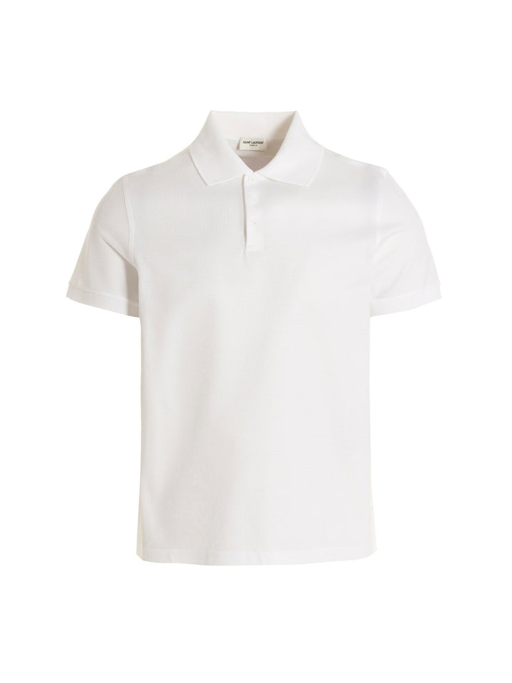 Ricamo Logo Polo White