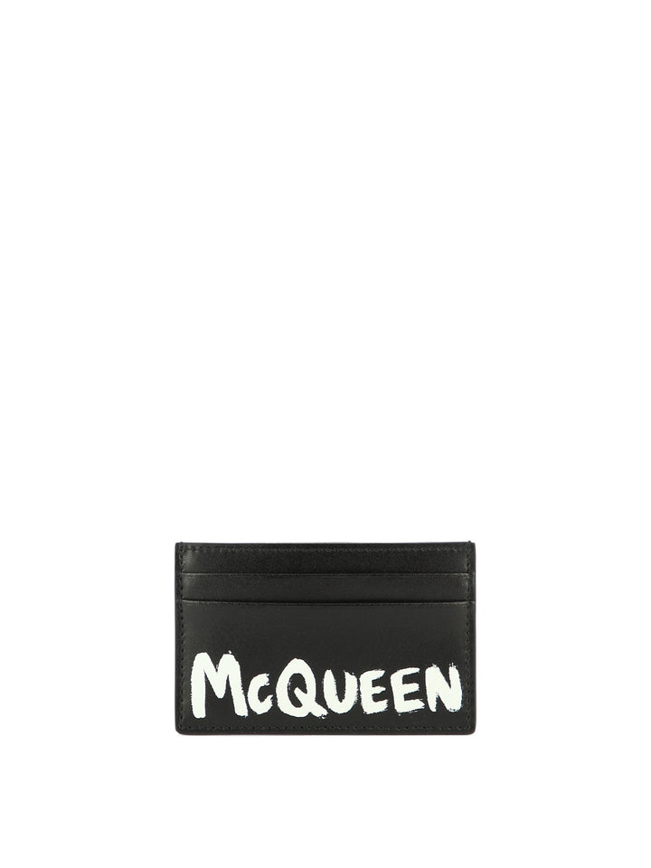 Mcqueen Graffiti Wallets & Card Holders Black