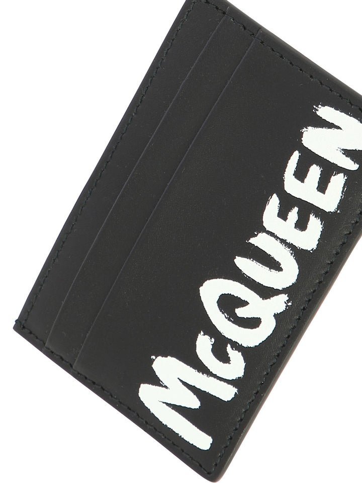 Mcqueen Graffiti Wallets & Card Holders Black