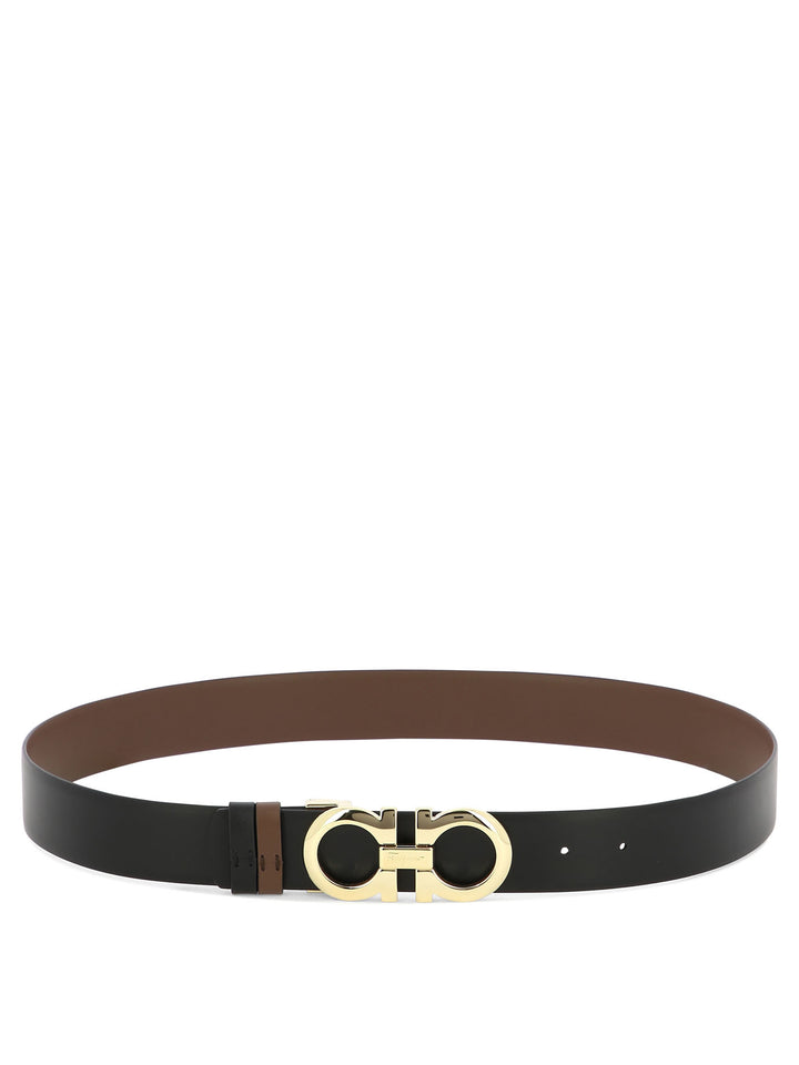 Gancini Belts Brown