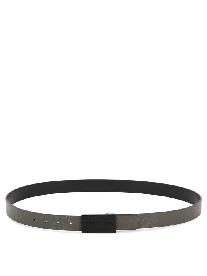 Adjustable And Reversible Belt Belts Black