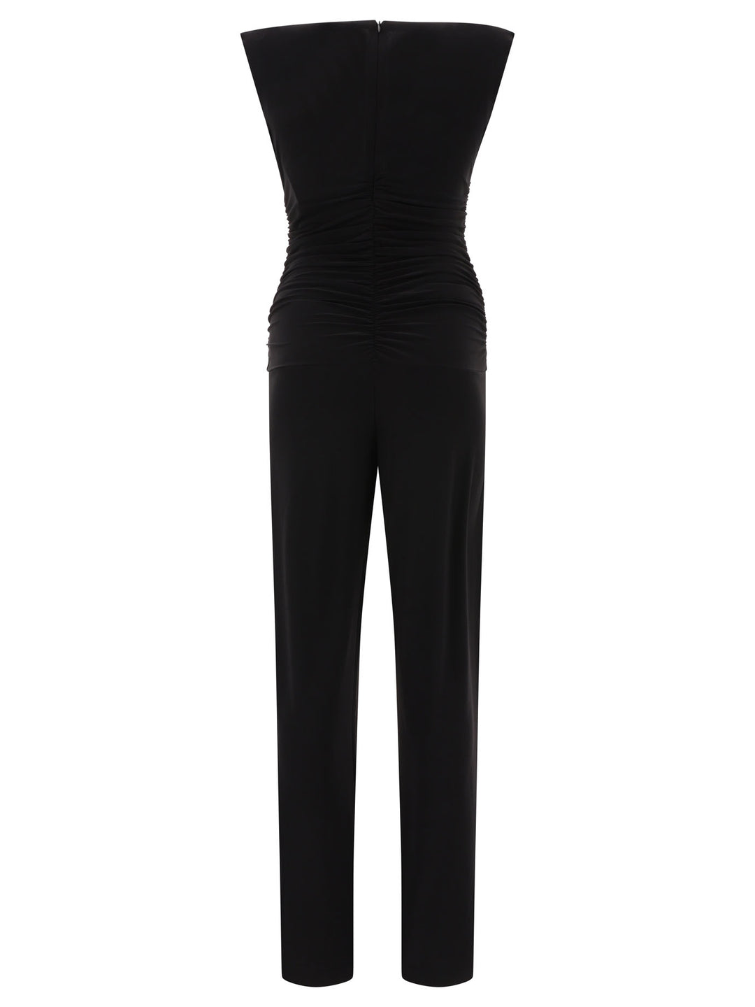 V-Neck Jumpsuit Dresses Black