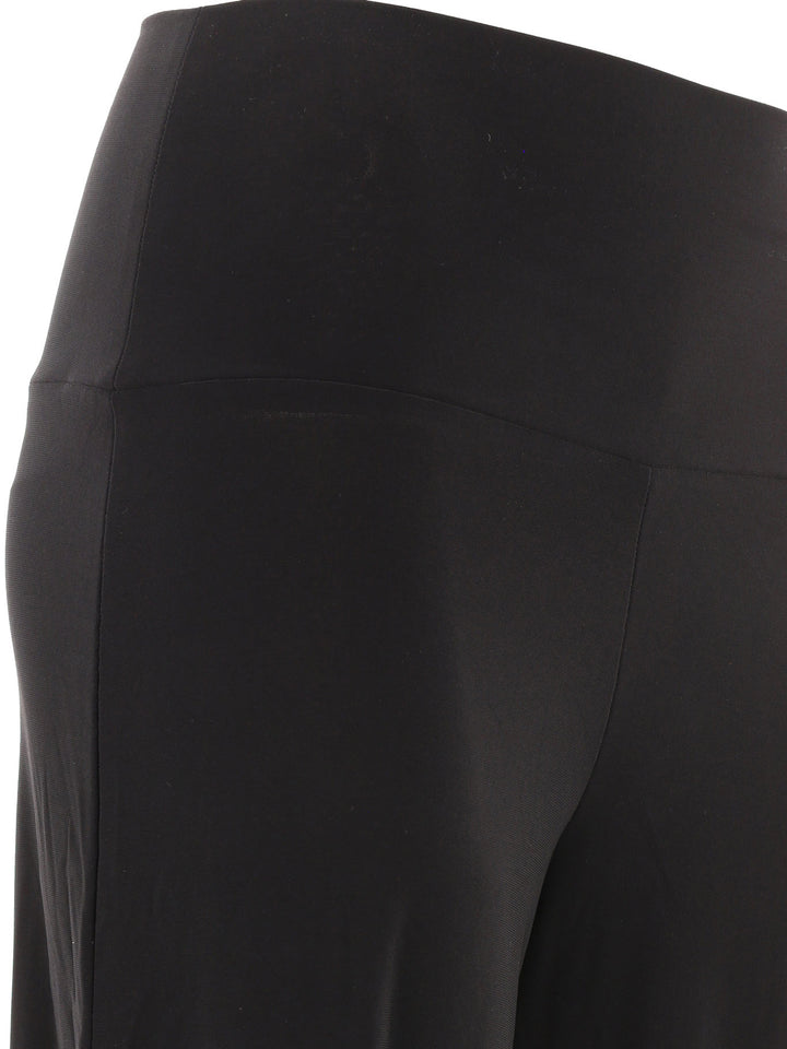 Straight Leg Trousers Black