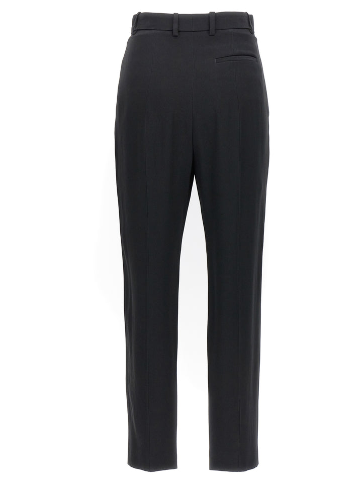 Mcqueen Crêpe Cigarette Pants - Black | 1d5c9f5b43b62792d11648abbcbb81c7d50b9f10