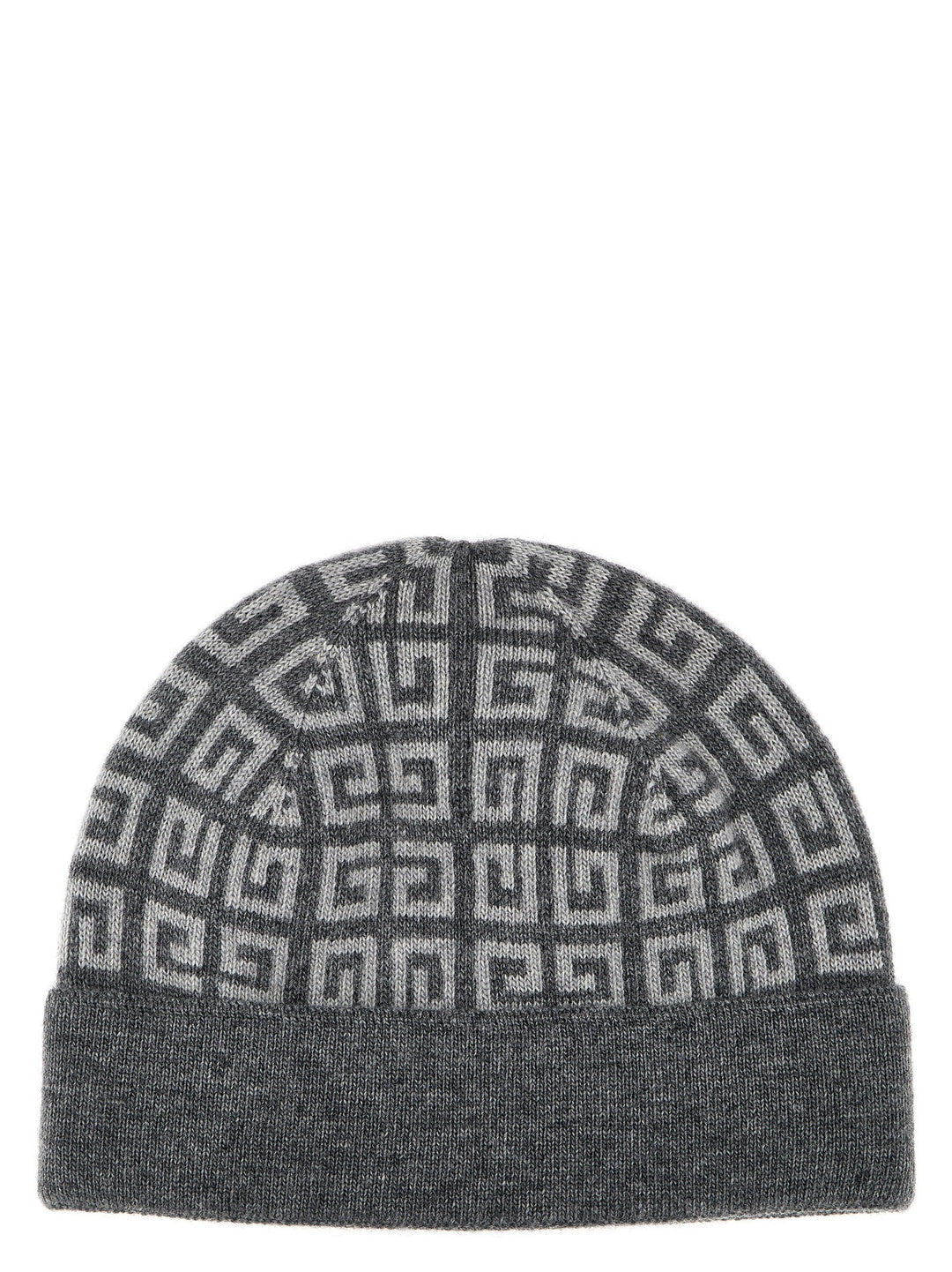 Logo Beanie Hats Gray