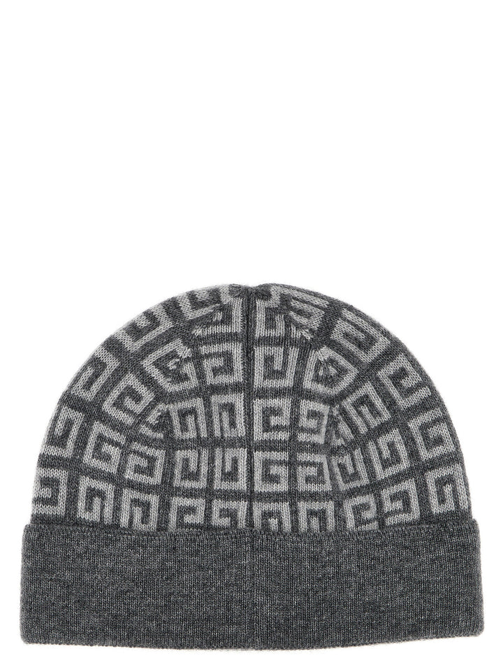 Logo Beanie Hats Gray