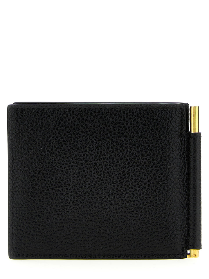 Logo Leather Wallet Wallets, Card Holders Black