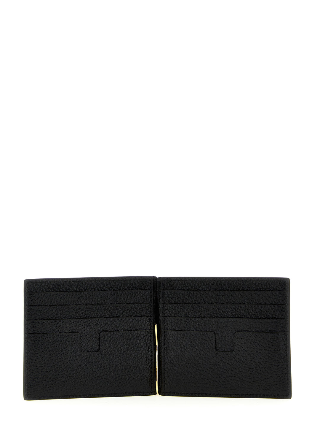 Logo Leather Wallet Wallets, Card Holders Black